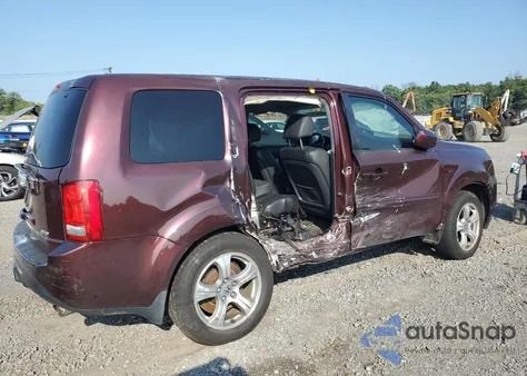 2013 Honda Pilot Exl из США, поврежденный, VIN 5FNYF4H56DB019331